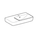 Раковина подвесная Geberit Selnova Compact 65 х 37 см, с 1 отверстием под смеситель слева (501.549.00.1)