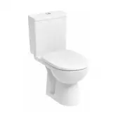 Унитаз-компакт Rimfree (безободковий) Geberit Selnova, с горизонтальным выпуском (без сиденья и бачка) (500.152.01.1+500.266.01.1+500.336.01.1)