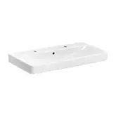 Раковина подвесная Geberit Smyle Square 90 х 48 х h16,5 см, с 2 отверстиями под смеситель (500.252.01.1)