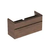 Тумба под раковину Geberit Smyle Square 118,4 см, орех тёмный (500.355.JR.1)
