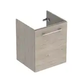 Тумба под раковину Geberit Selnova Square slim rim 53,8 см, орех светлый (501.219.00.1)