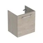 Тумба под раковину Geberit Selnova Square slim rim 58,8 см, орех светлый (501.223.00.1)