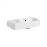 Маленькая (мини) раковина Geberit Selnova Compact 50 х 25 см, с 1 отверстием под смеситель слева (501.506.00.1)