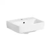 Маленькая (мини) раковина Geberit Selnova Compact 45 х 34 см, с 1 отверстием под смеситель (501.548.00.1)