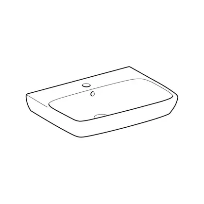 Раковина подвесная Geberit Selnova Square 65 х 48 см, с 1 отверстием под смеситель (500.299.01.1) Раковина подвесная Geberit Selnova Square 65 х 48 см, с 1 отверстием под смеситель (500.299.01.1)