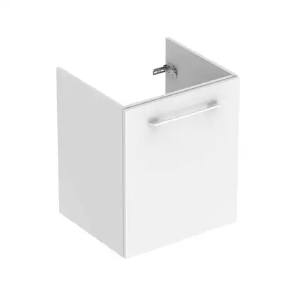 Тумба под раковину Geberit Selnova Square slim rim 53,8 см, белый глянцевый (501.216.00.1)