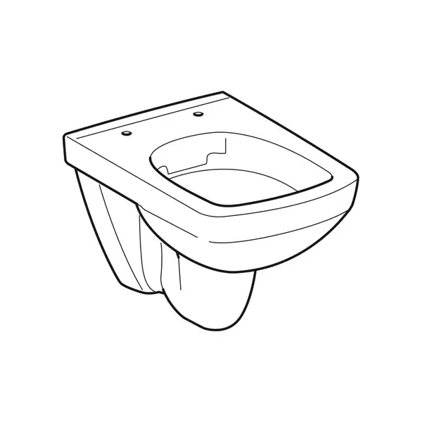 Унитаз подвесной, укороченный Geberit Selnova Compact (без сиденья) (500.280.01.1) Унитаз подвесной, укороченный Geberit Selnova Compact (без сиденья) (500.280.01.1)