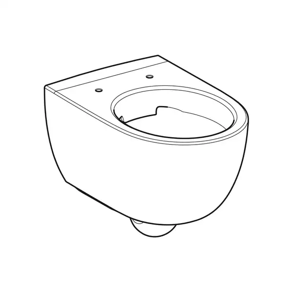 Унитаз подвесной Rimfree (безободковий), закрытая форма Geberit Selnova (без сиденья) (500.694.01.2) Унитаз подвесной Rimfree (безободковий), закрытая форма Geberit Selnova (без сиденья) (500.694.01.2)