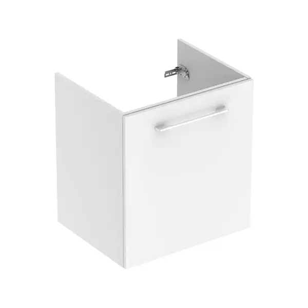 Тумба под раковину Geberit Selnova Square slim rim 58,8 см, белый глянцевый (501.220.00.1)