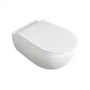 Унитаз подвесной Goclean® (безободковый) Flaminia IO с сиденьем Soft Close Slim, цвет - Milky White (IO118G+IOCW07BM)