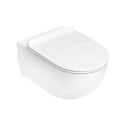 Унитаз подвесной Goclean® (безободковый) Flaminia App (без сиденья), цвет - Latte Milky White матовый (AP118G Latte)