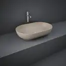 Раковина накладная на столешницу Rak Ceramics Feeling 55 x 35 см, matt cappuccino (FEECT5500514A)