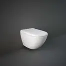 Унитаз подвесной Rimless (безободковый) Rak Ceramics Reserva, белый глянец (RS13AWHA)