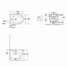 Биде подвесное Rak Ceramics Feeling, чёрный матовый (RST07504A)