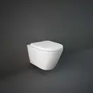 Унитаз подвесной Rimless (безободковый) Rak Ceramics Resort, белый глянец (RST23AWHA)
