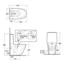 Rak Ceramics Sensation Чаша унитаза безободковая, белая (SENWC1146AWHA)