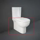 Rak Ceramics Tonique Унитаз-компакт, белый глянец (TQ16AWHA)