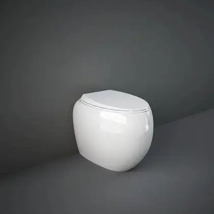 Унитаз напольный, пристенный, безободковый Rak Ceramics Сloud, без сиденья, белый глянец (CLOWC1346AWHA) Унитаз напольный, пристенный, безободковый Rak Ceramics Сloud, без сиденья, белый глянец (CLOWC1346AWHA)