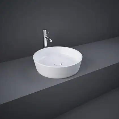 Раковина накладная на столешницу Rak Ceramics Feeling Ø 42 см, белый глянец (FEECT4200AWHA) Раковина накладная на столешницу Rak Ceramics Feeling Ø 42 см, белый глянец (FEECT4200AWHA)