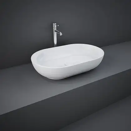 Rak Ceramics Feeling Раковина накладная, белый глянец (FEECT5500AWHA)