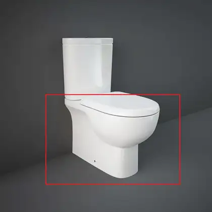 Rak Ceramics Tonique Унитаз-компакт, белый глянец (TQ16AWHA)