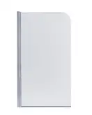 Штора на ванну Lidz Brama SS80x140L.CRM.FR стекло Frost 6 мм, левая (LBSS80140LCRMFR)