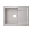 Кухонная мойка Lidz GRA-09, серая (LIDZGRA09650500200)