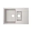Кухонная мойка с дополнительной чашей Lidz 780x495/200 GRA-09 (LIDZGRA09780495200)