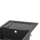 Lidz GRF-13 Кухонная мойка, графитовая (LIDZGRF13650500200)
