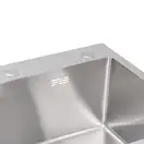Набор 2 в 1 Lidz кухонная мойка H6050 3.0/1.0 мм Brush + дозатор для моющего средства (LIDZH6050BRU3010)