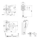 Смеситель для ванны Lidz (NKS) 10 30 006-1 New (LIDZNKS103000600)