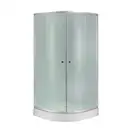 Душевая кабина Lidz Latwa SC80x80.SAT.LOW.FR, стекло Frost 4 мм (LLSC8080SATLOWFR)