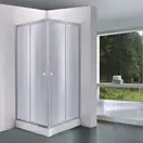 Душевая кабина Lidz Wawel SC90x90.SAT.LOW.GR, стекло тонированное 4 мм (LWASC9090SATLOWGR)