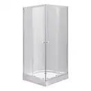Душевая кабина Lidz Wawel SC90x90.SAT.LOW.TR, стекло прозрачное 4 мм (LWASC9090SATLOWTR)
