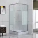 Душевая кабина Lidz Wiezak SC90x90.SAT.LOW.L, стекло Linie 4 мм (LWKSC9090SATLOWL)