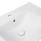 Раковина Qtap Albatross E 800х460х180 White с донным клапаном QT01119080EW