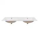 Раковина Qtap Albatross ED 1200х460х180 White с донным клапаном QT01119120EDW