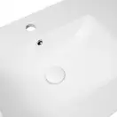 Раковина Qtap Albatross ED 1200х460х180 White с донным клапаном QT01119120EDW