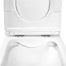 Унітаз-компакт Qtap Aries безобідковий з сідінням Soft-close QT03222171ARW