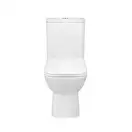 Унітаз-компакт Qtap Aries безобідковий з сідінням Soft-close QT03222171ARW