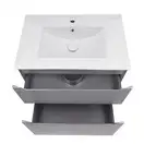 Комплект Qtap Scorpio 710х825х460 Graphite тумба напольная + раковина врезная QT1471TNВ7023070CG