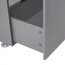 Комплект Qtap Scorpio 710х825х460 Graphite тумба напольная + раковина врезная QT1471TNВ7023070CG