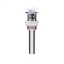 Раковина Qtap Stork 565х475х180 White с донным клапаном QT1511L736W