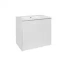 Комплект Qtap Tern 600х580х437 White тумба напольная + раковина врезная, с полотенцедержателем QT1772TPЛ6013060CW (QT1772TPL6013060CW)