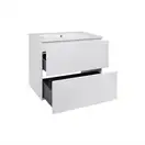 Комплект Qtap Tern 600х580х437 White тумба напольная + раковина врезная, с полотенцедержателем QT1772TPЛ6013060CW (QT1772TPL6013060CW)