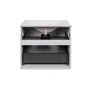 Комплект Qtap Tern 600х580х437 White тумба напольная + раковина врезная, с полотенцедержателем QT1772TPЛ6013060CW (QT1772TPL6013060CW)