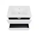 Комплект Qtap Tern 700х580х437 White тумба напольная + раковина врезная, с полотенцедержателем QT1772TPЛ7013070CW (QT1772TPL7013070CW)