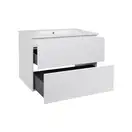 Комплект Qtap Tern 800х580х437 White тумба напольная + раковина врезная, с полотенцедержателем QT1772TPЛ8013080CW (QT1772TPL8013080CW)