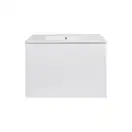 Комплект Qtap Tern 800х580х437 White тумба напольная + раковина врезная, с полотенцедержателем QT1772TPЛ8013080CW (QT1772TPL8013080CW)