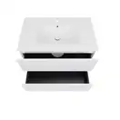 Комплект Qtap Tern 800х580х437 White тумба напольная + раковина врезная, с полотенцедержателем QT1772TPЛ8013080CW (QT1772TPL8013080CW)